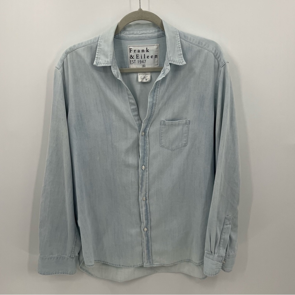 Frank & Eileen “Eileen” Chambray Button Down Shirt - image 2
